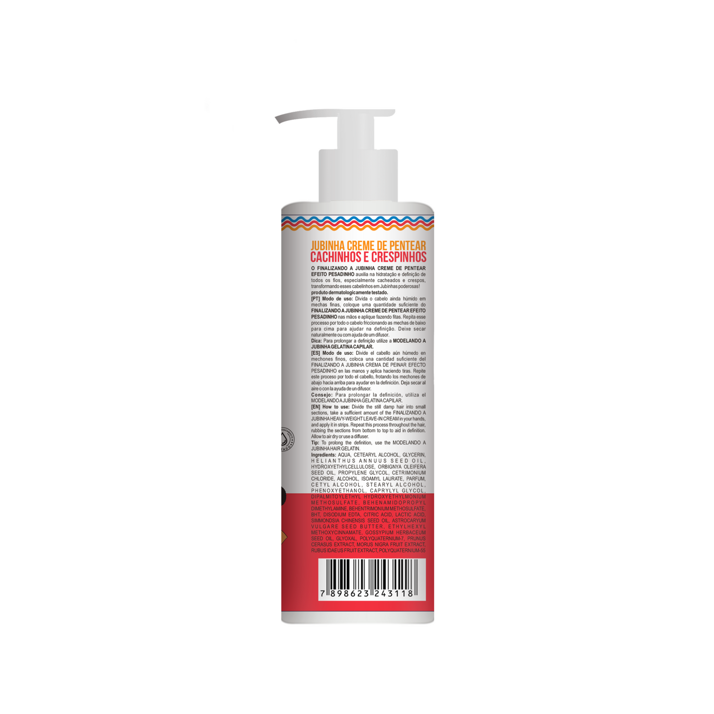 Widi Care Jubinha Creme de Pentear Finalizando Efeito Pesadinho 300ml