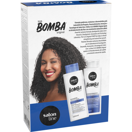 SalonLine Kit Sh. e Cond. Bomba Original 200ml