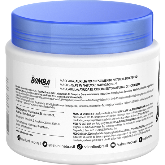 SalonLine Máscara Bomba Original 500g