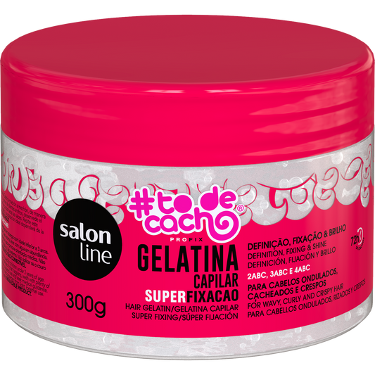 Gelatina #todecacho Super Fixação 300g - Armazém da Cosmética