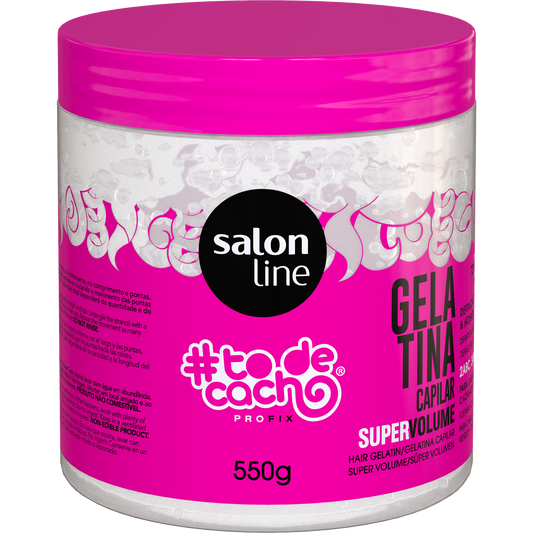 Gelatina #todecacho Super Volume 550g - Armazém da Cosmética