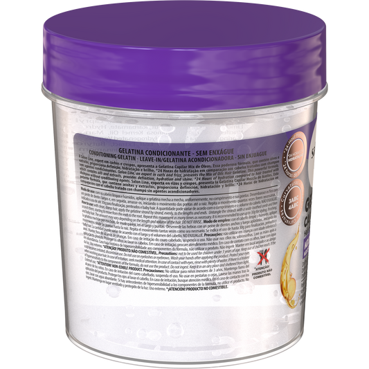 Gelatina Ativadora De Cachos Nutrição Sos Cachos Super Óleos 400g