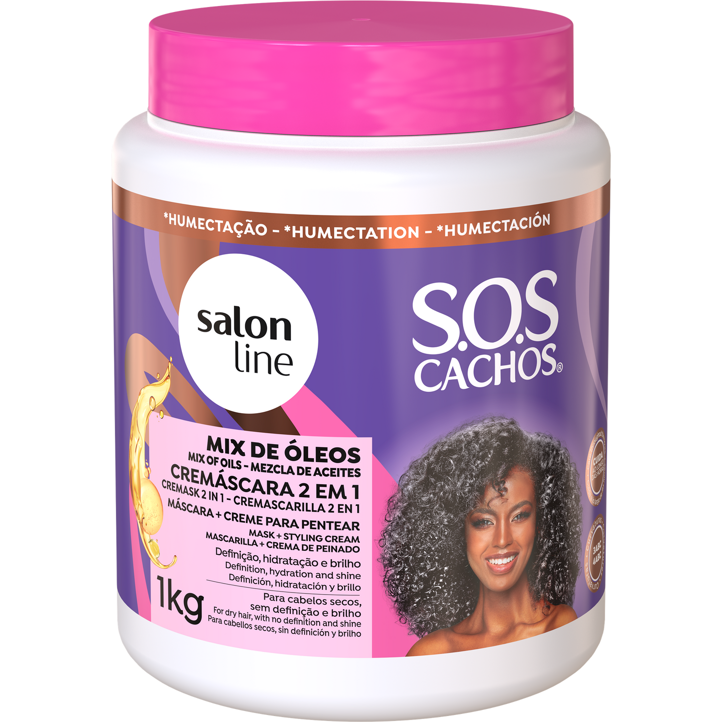 Sos Cachos Super Aceites Línea Salón Crema 2 en 1 1kg