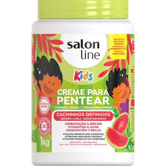 Salon Line Creme de Pentear Melancia Cachos Definidos 1Kg