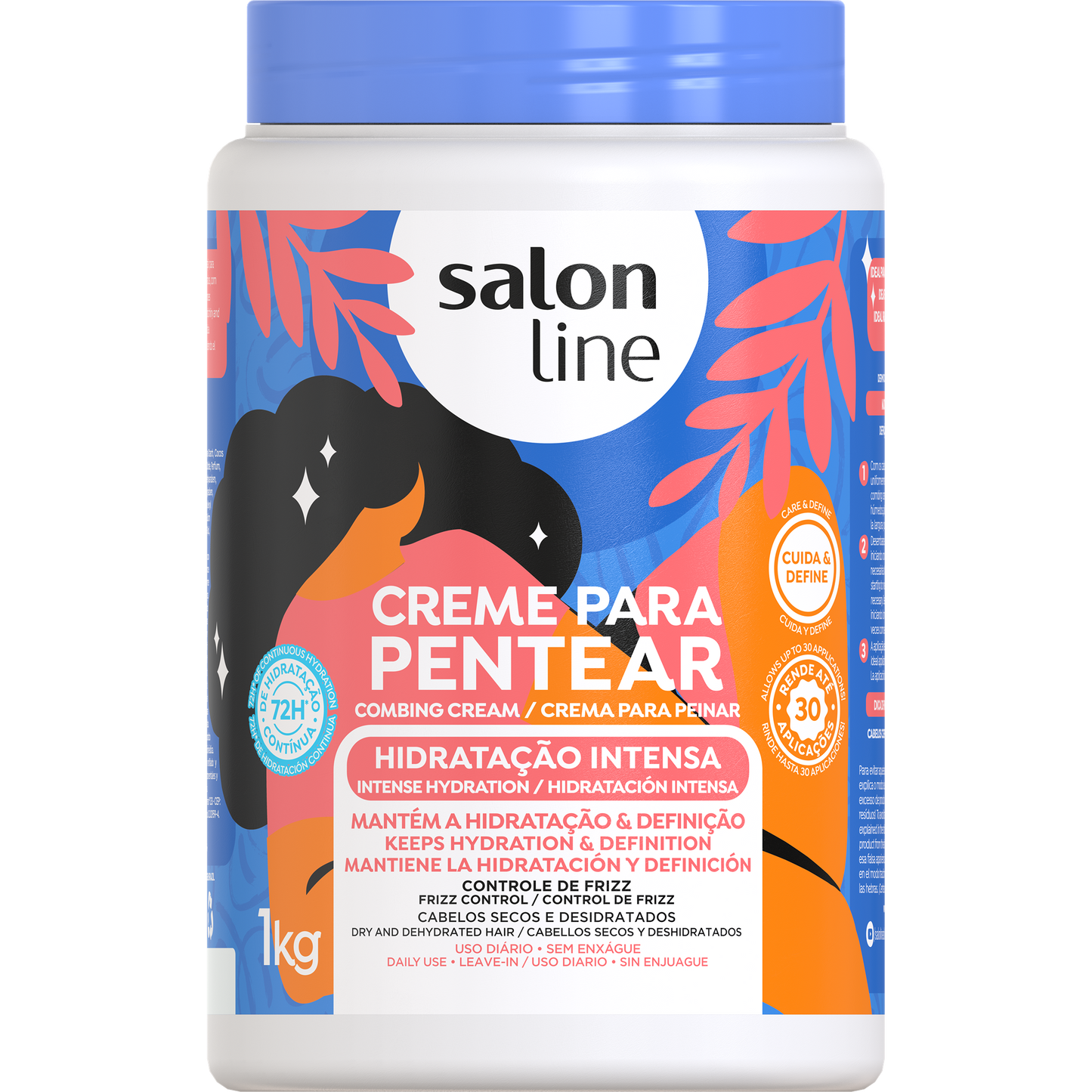 Salon Line Creme de Pentear Hidratação Intensa 1kg – Armazém da Cosmética