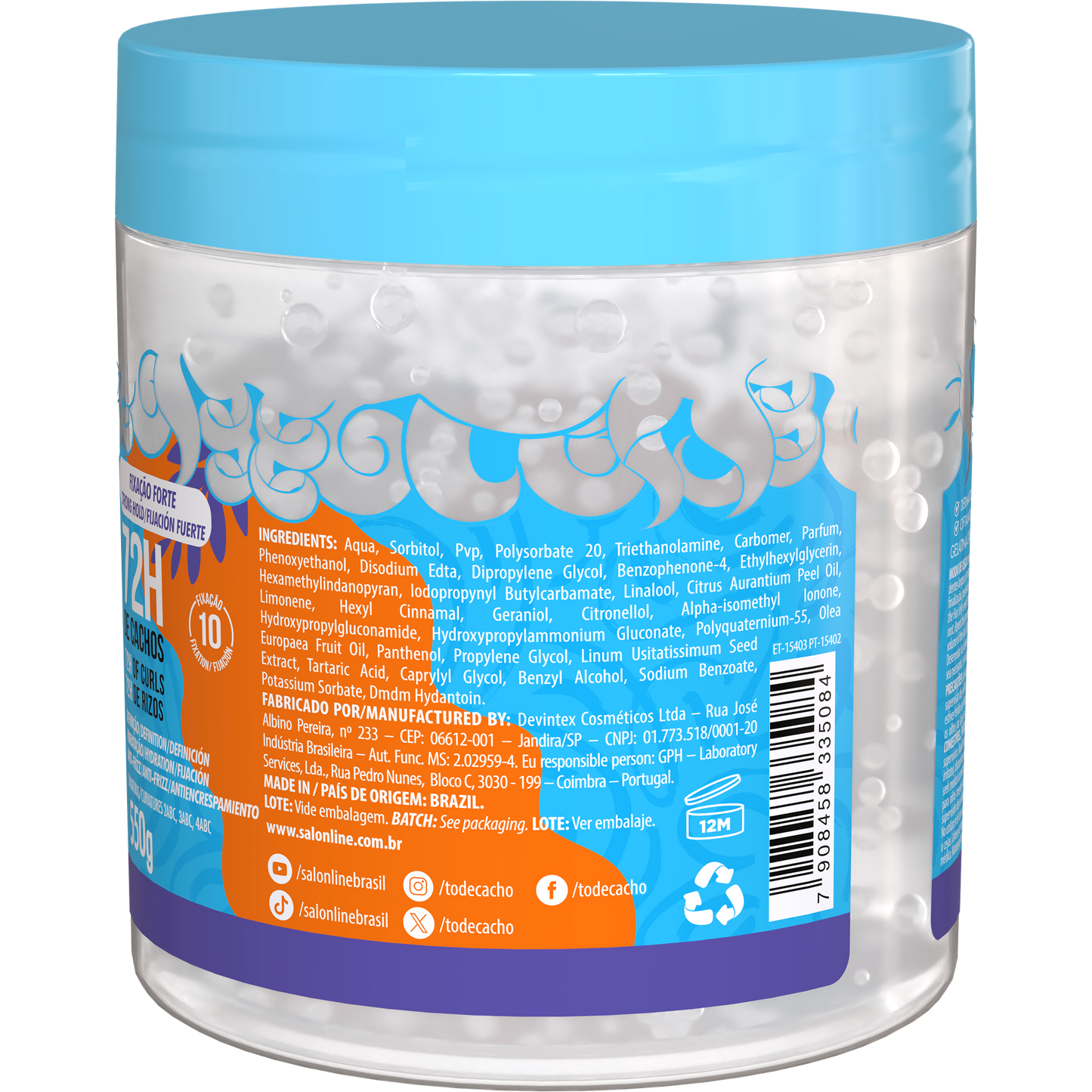 Salon Line Gelatina Definição Natural 550g
