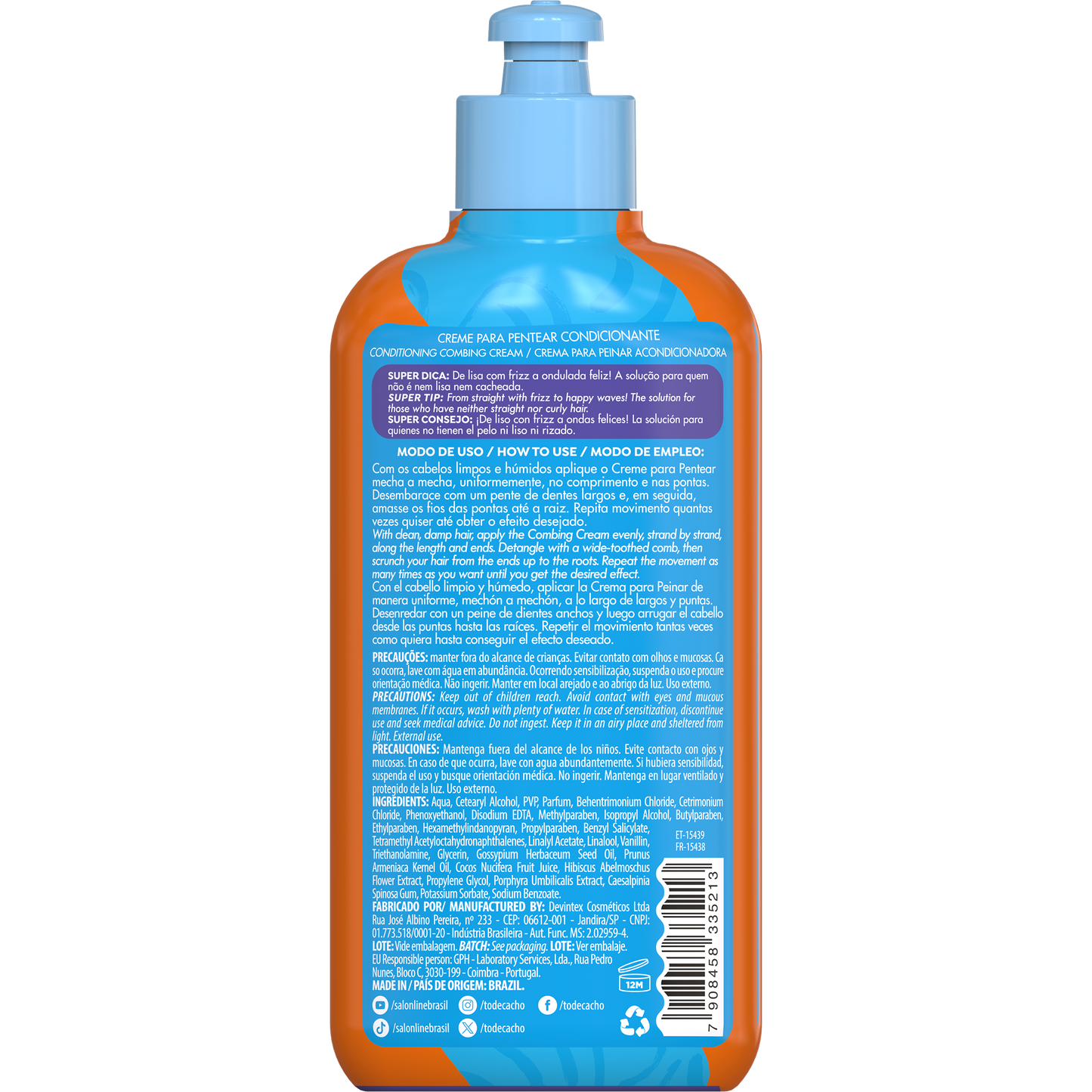 Salon Line Creme de Pentear Definição Natural 300ml