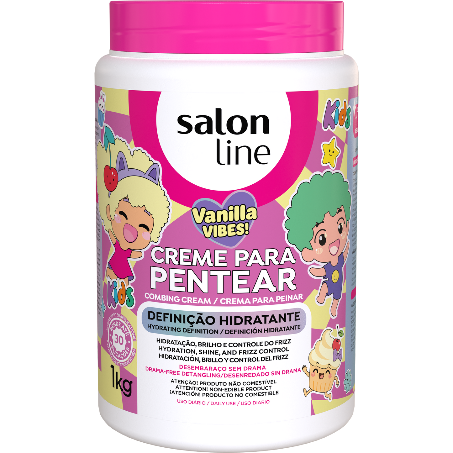 Salon Line Creme de Pentear Vanilla Vibes 1kg – Armazém da Cosmética