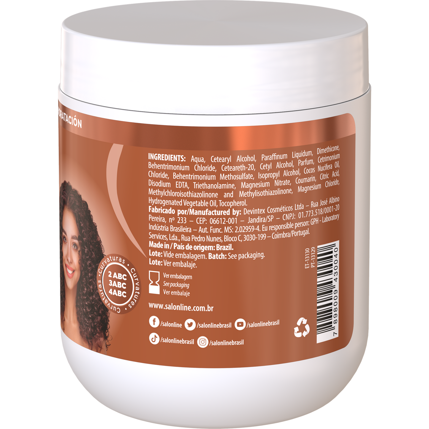 SalonLine Mascarilla SOS Coco 500g