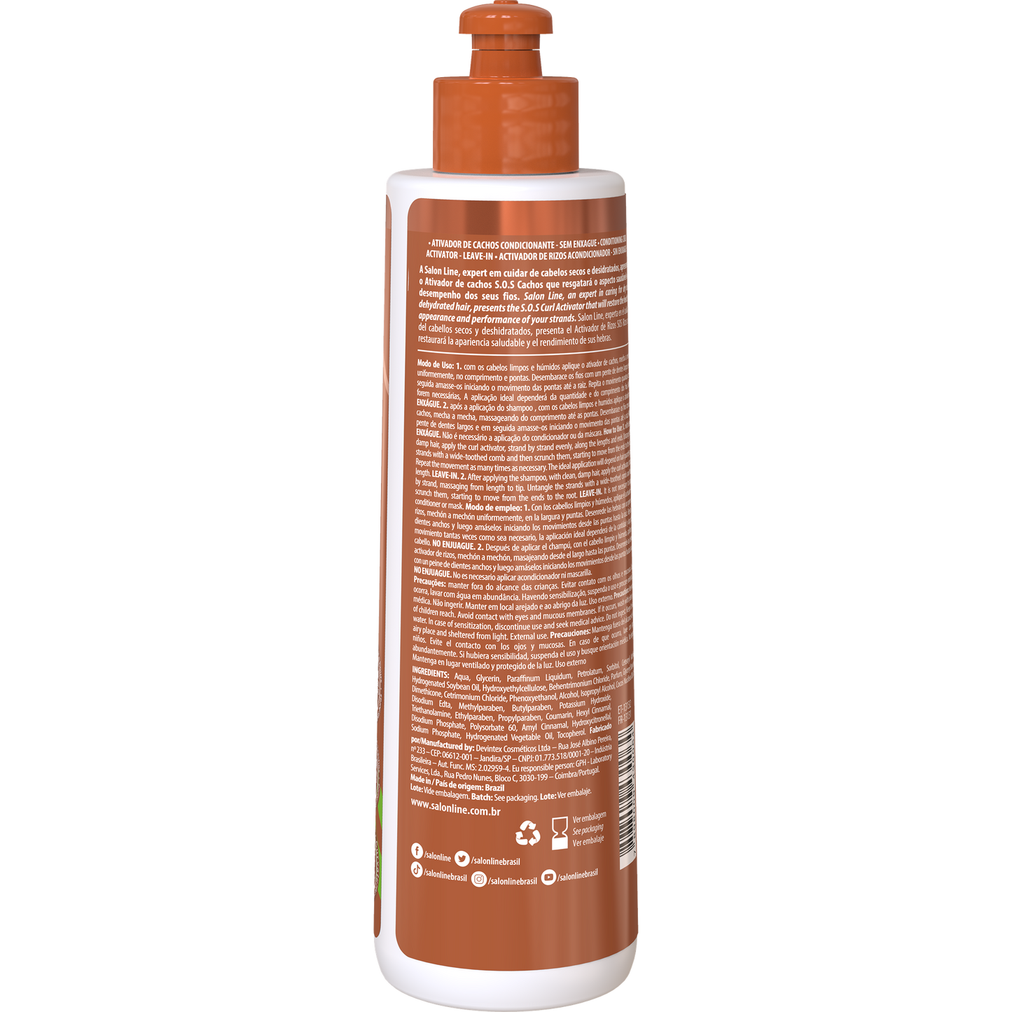 SalonLine SOS Activador Rizos Coco 300 ml