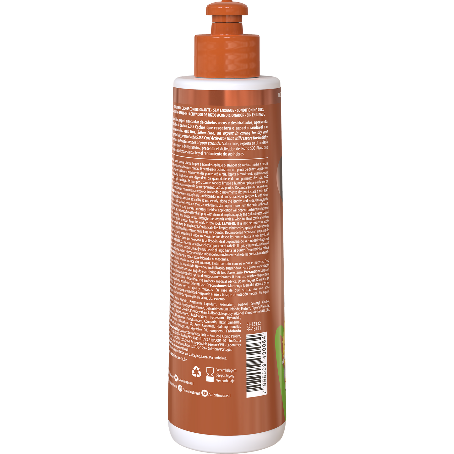 SalonLine SOS Activador Rizos Coco 300 ml