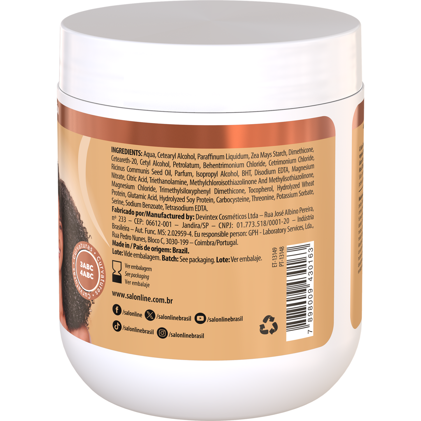 SalonLine Mascarilla SOS Ricino y Queratina 500ml