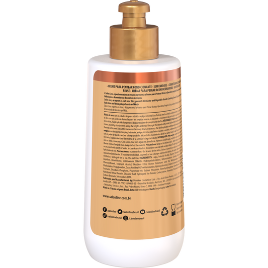 SalonLine Creme de Pentear SOS Ricínio e Queratina 300ml