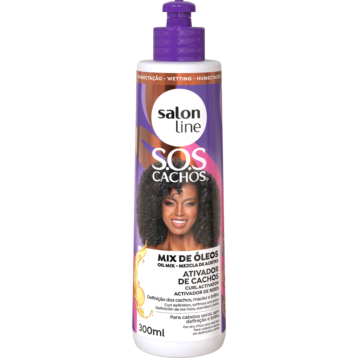 SalonLine SOS Curls Activator Nutritive Oil Mix 300ml