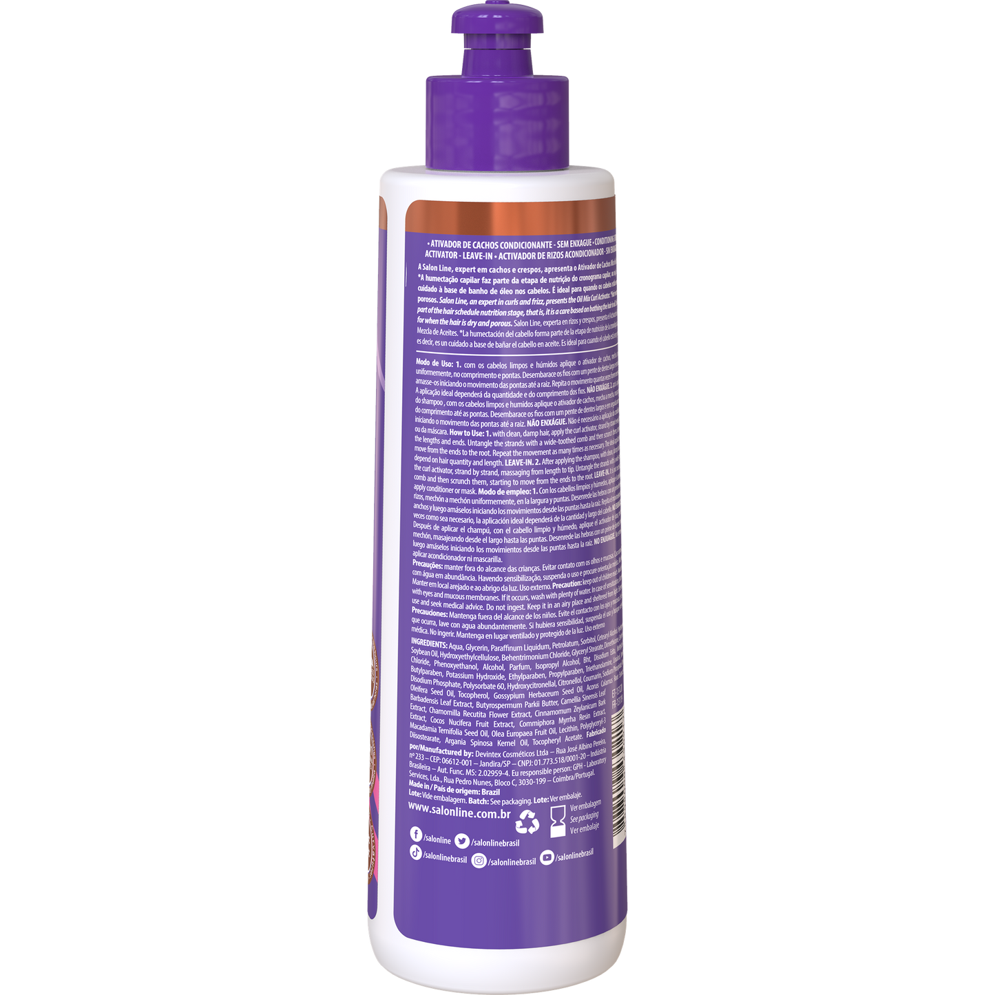 SalonLine SOS Curls Activator Nutritive Oil Mix 300ml