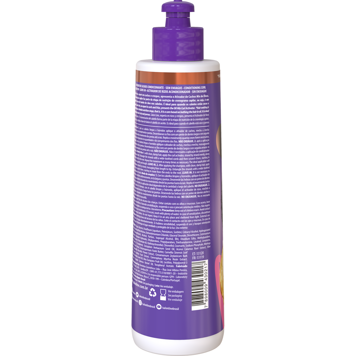SalonLine SOS Curls Activator Nutritive Oil Mix 300ml