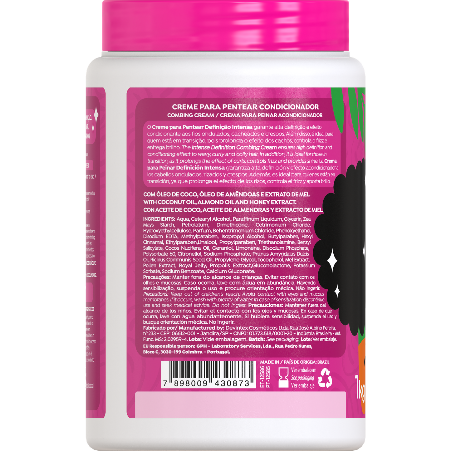 Salon Line Crema de Peinado Definición Intensa 1kg