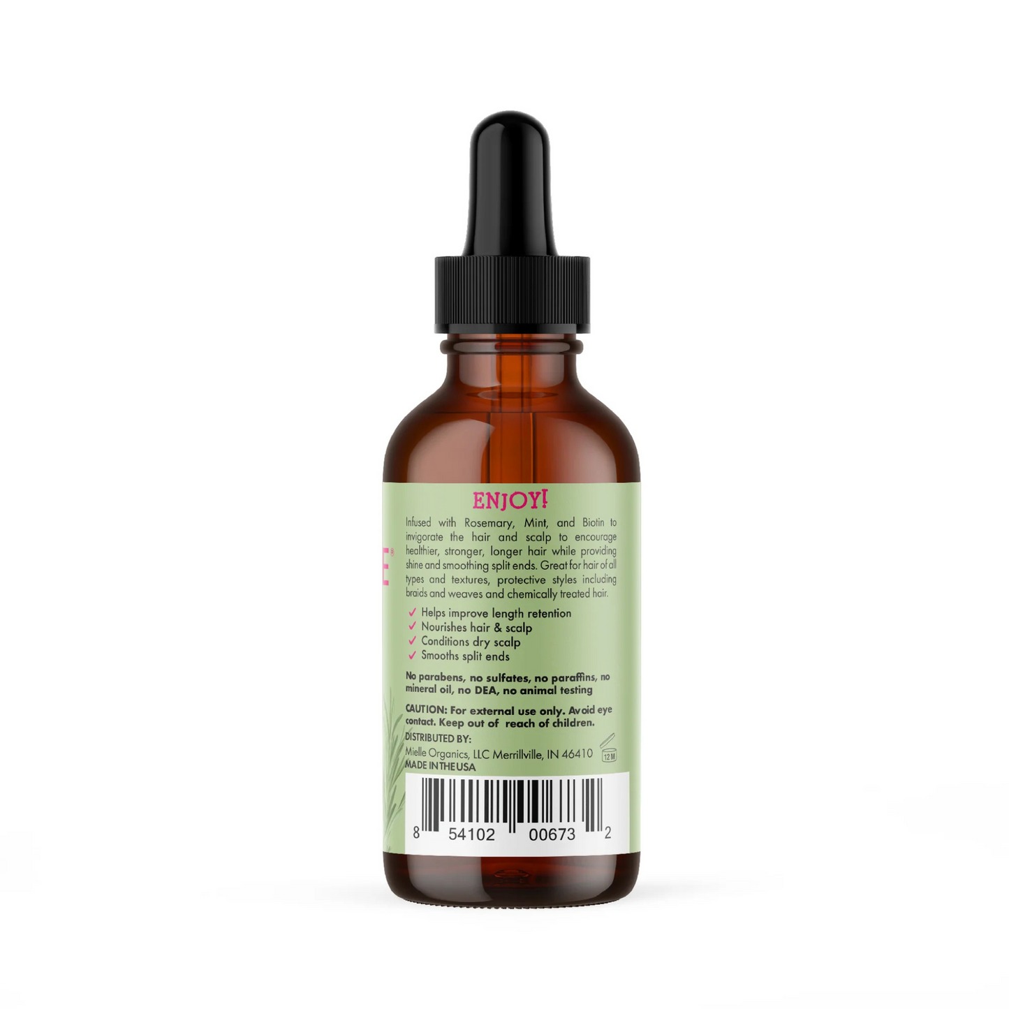 Mielle Óleo Fortalecedor de Alecrim Menta 59ml