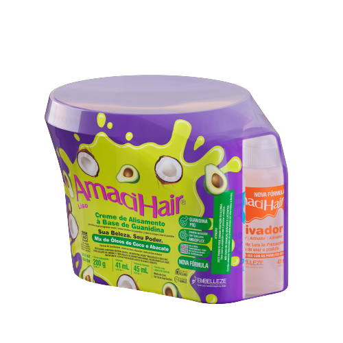 Amacihair Liso Creme de Alisamento - Armazém da Cosmética