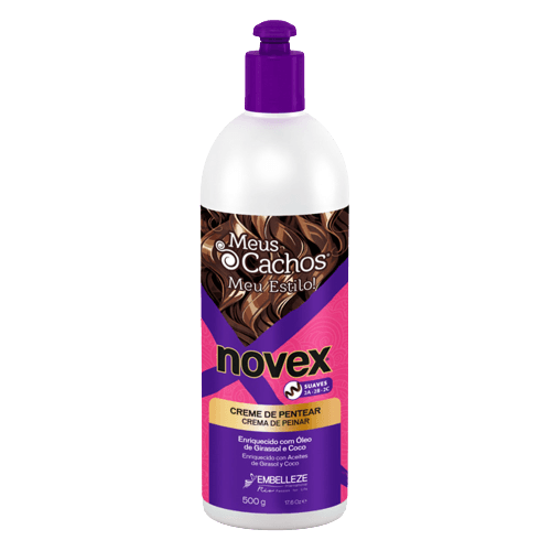 Creme de pentear suave Meus Cachos 500ml - Armazém da Cosmética