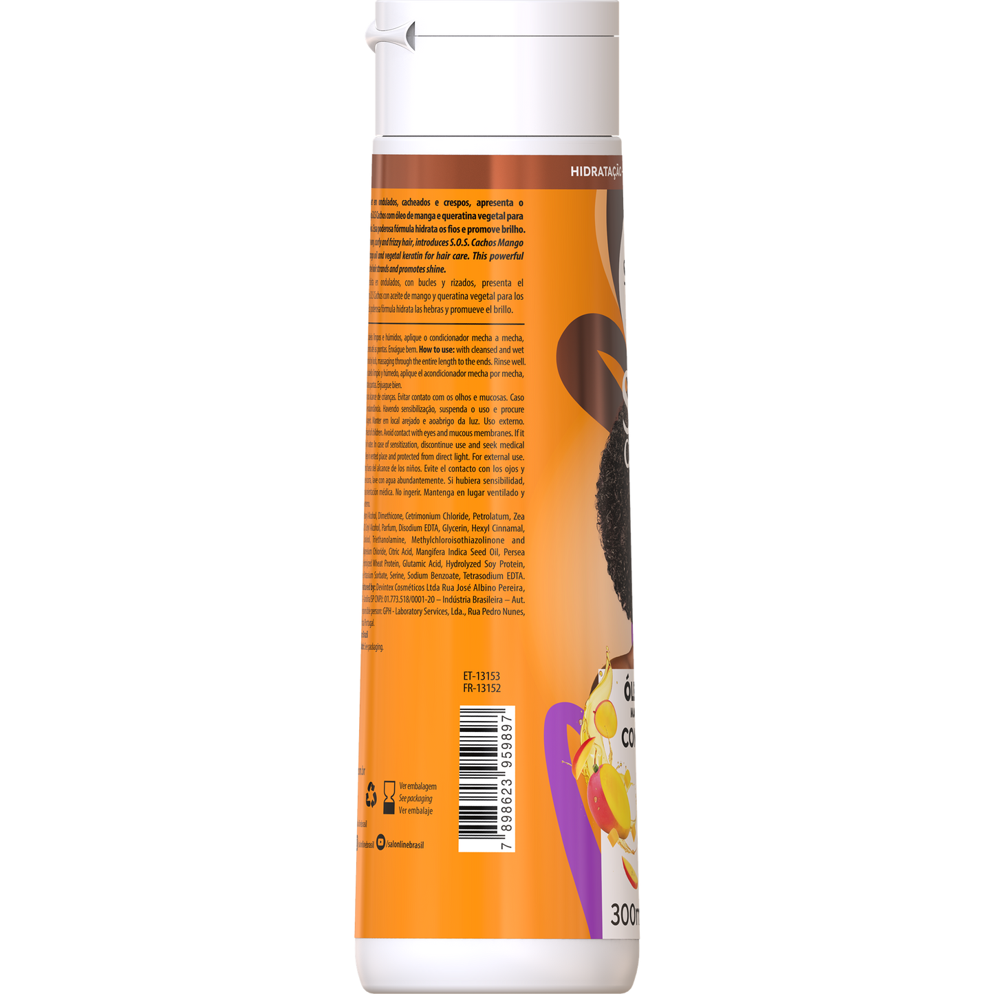 SalonLine Condicionador SOS Manga 300ml
