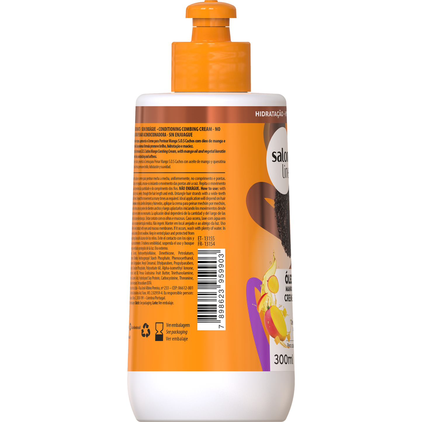 SalonLine Creme de Pentear SOS Manga 300ml