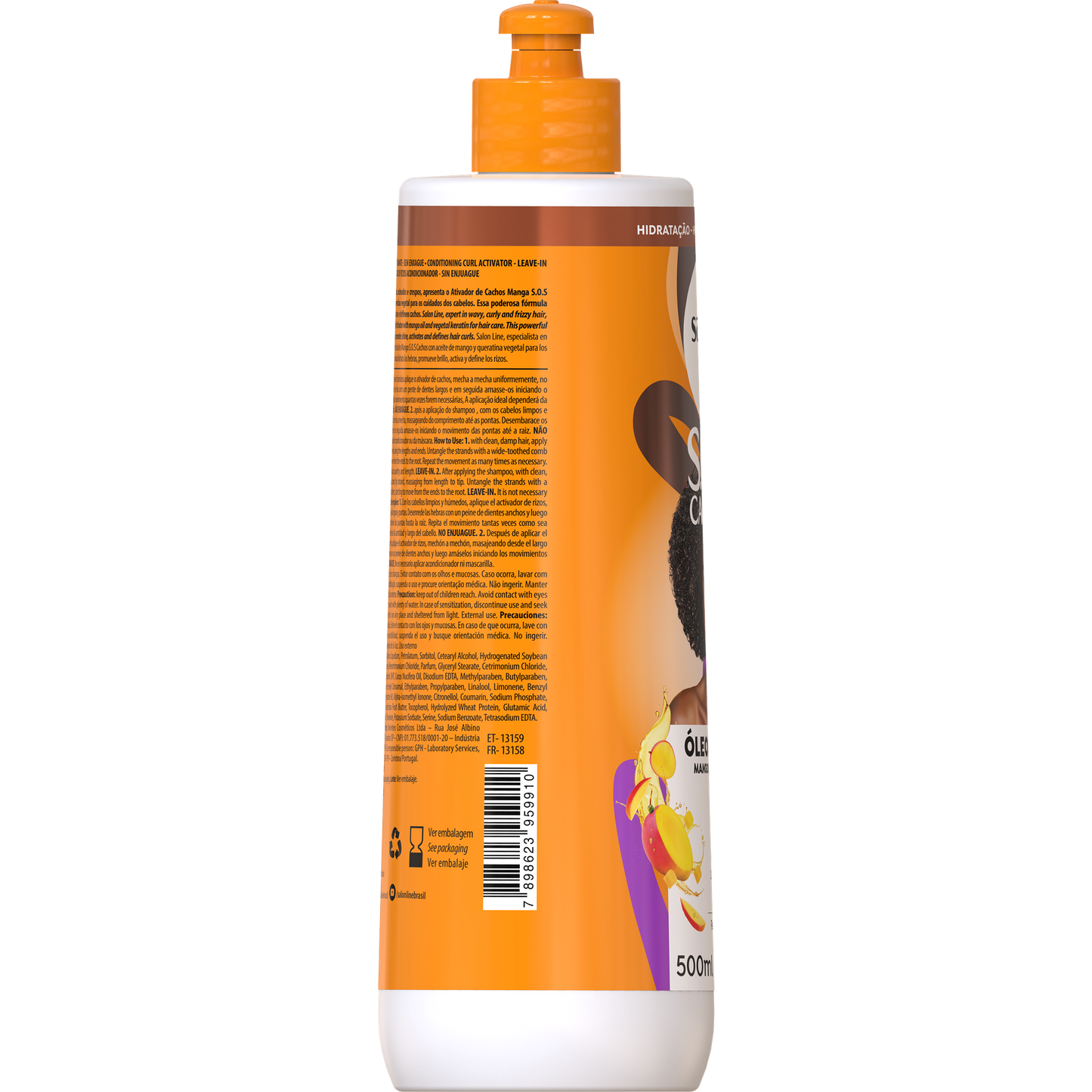 SalonLine Ativador SOS Cachos Manga 500ml