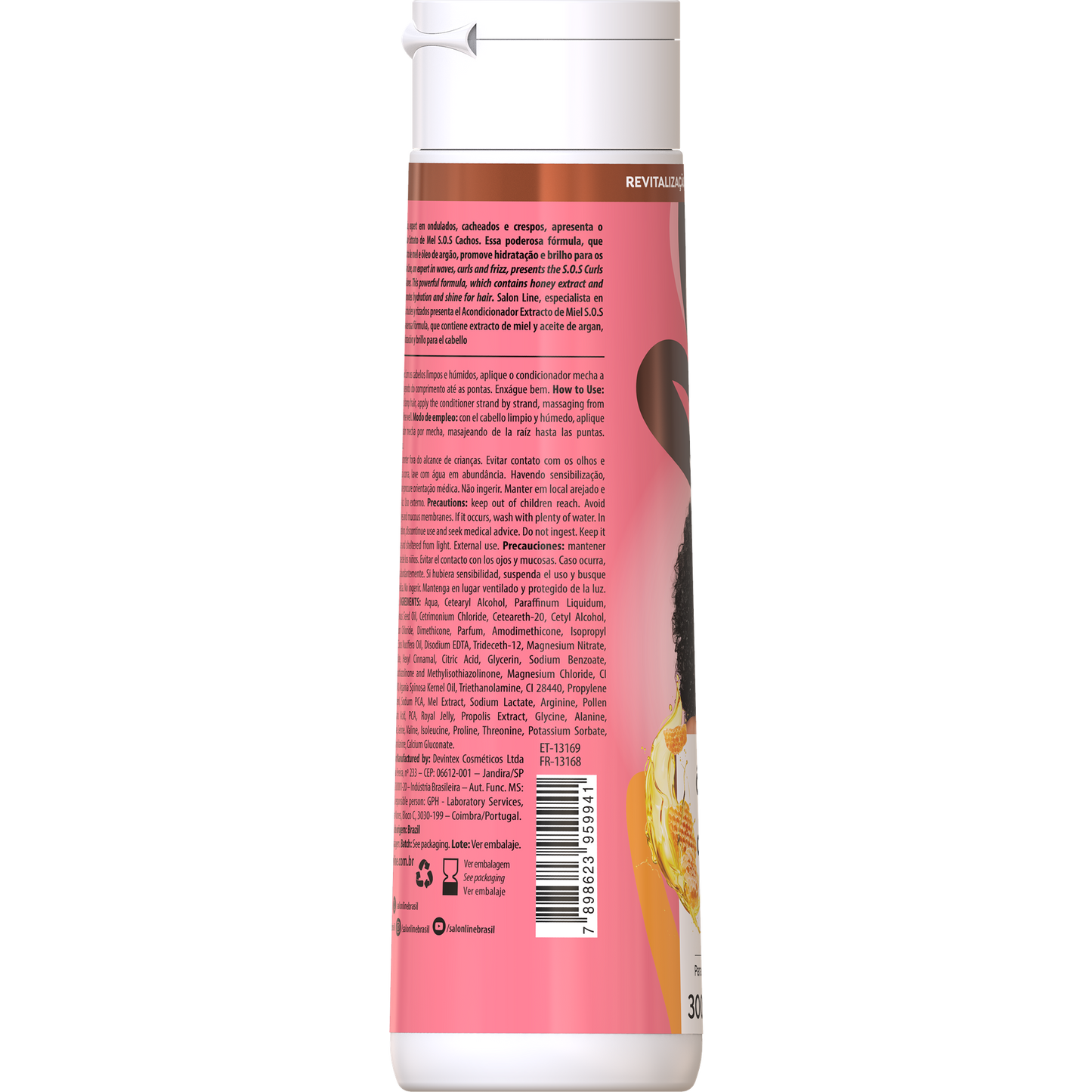 SalonLine Acondicionador Rizos Intensos Miel SOS 300ml