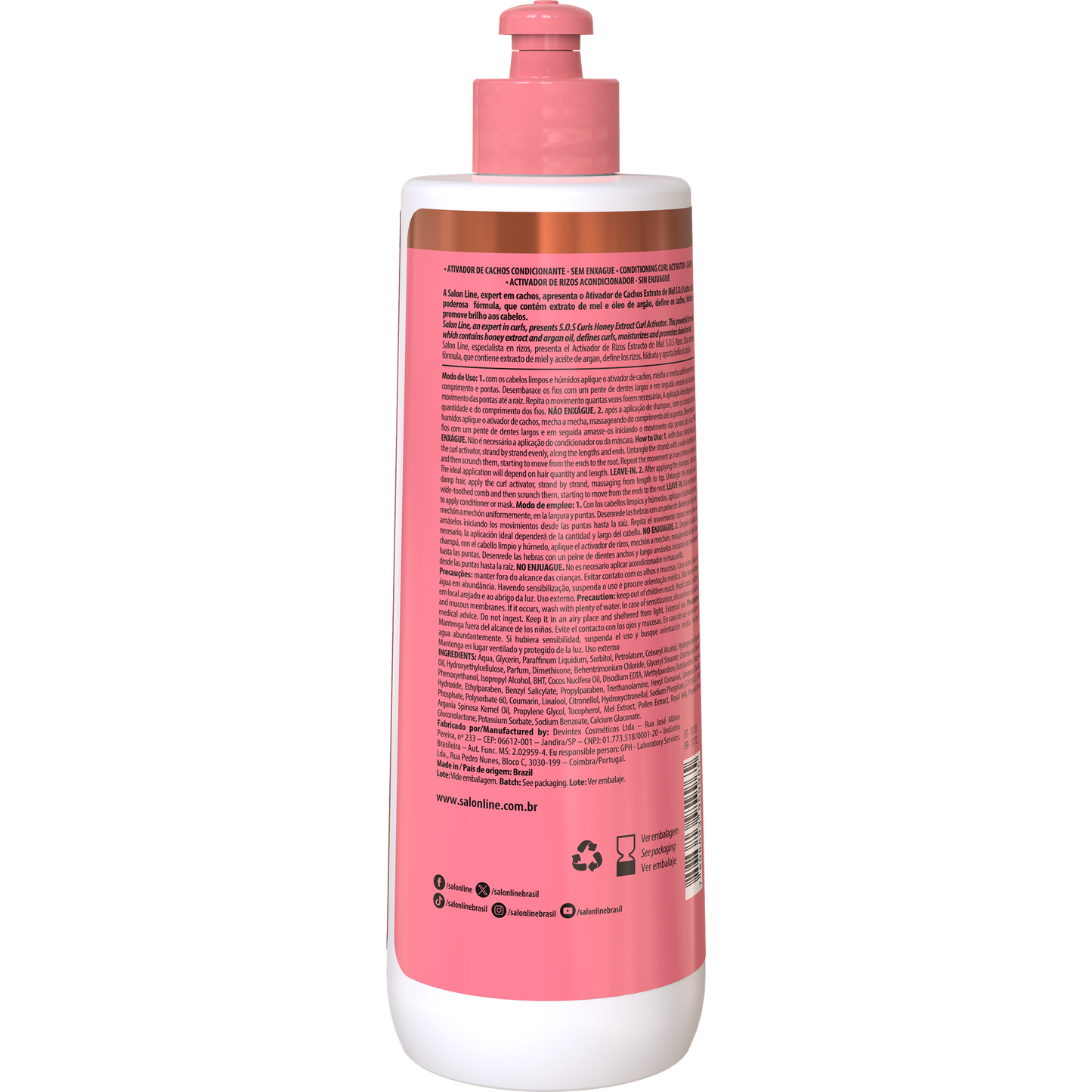 SalonLine SOS Activador Miel Rizos Intensos 500ml