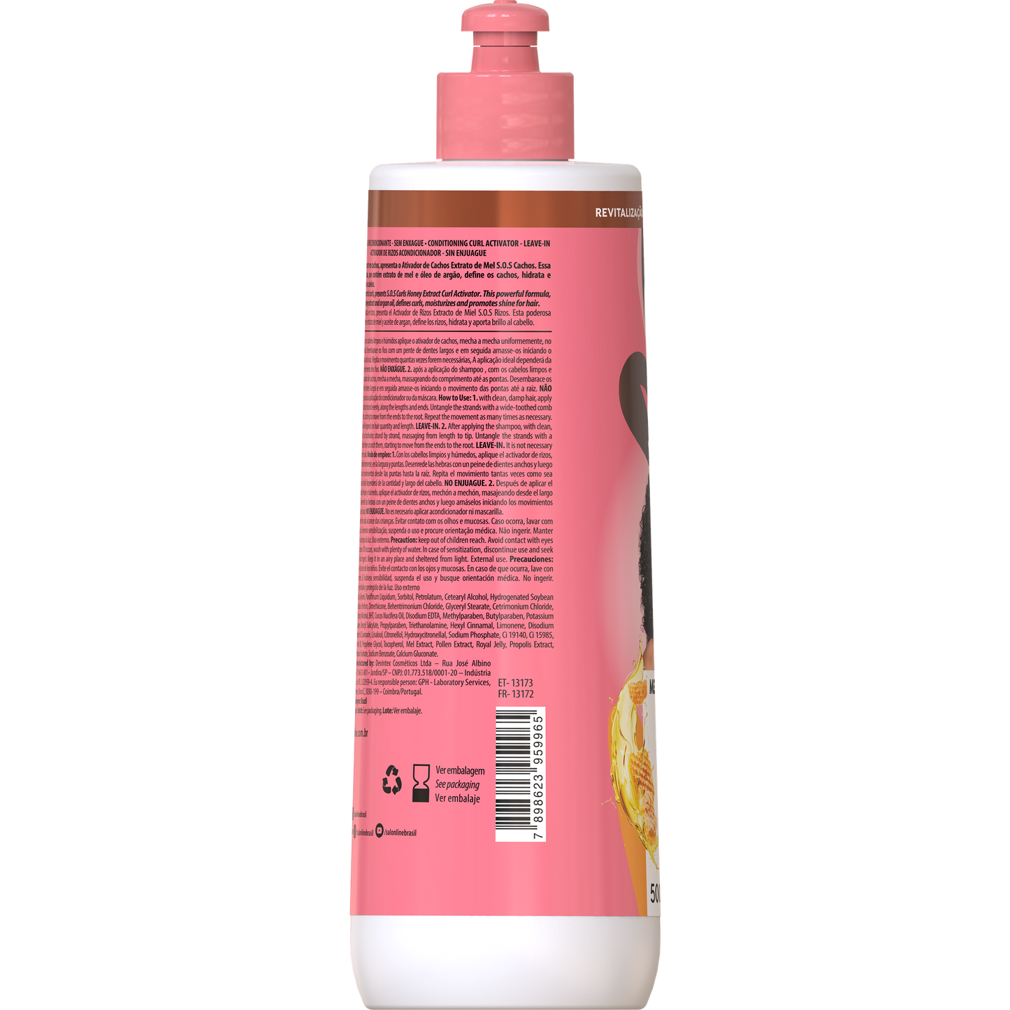 SalonLine SOS Activador Miel Rizos Intensos 500ml