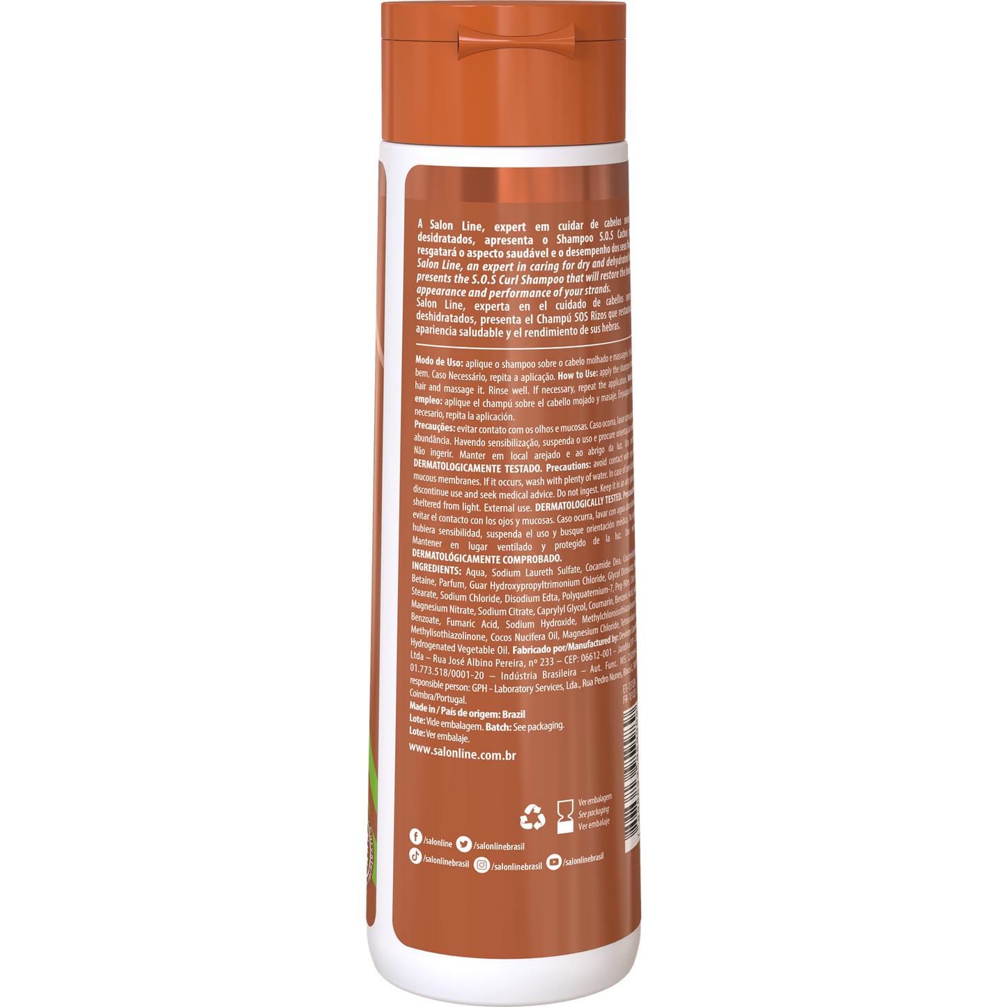 SalonLine SOS Coconut Shampoo 300ml