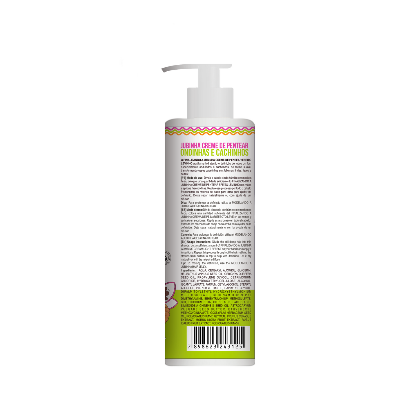Widi Care Jubinha Creme de Pentear Finalizando Efeito Levinho 300ml