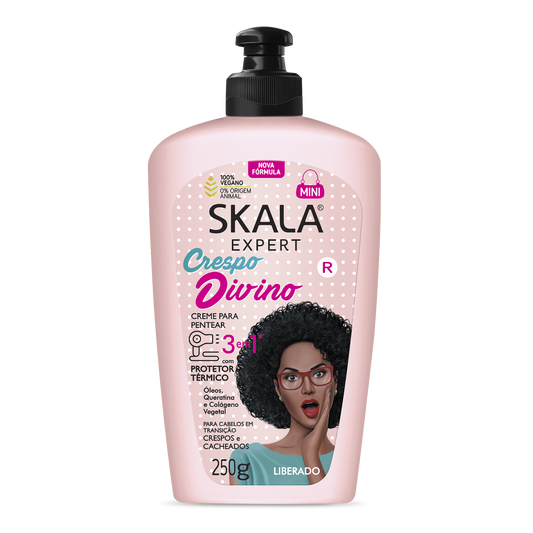 Skala Creme de Pentear – 3 em 1 Crespo Divino | 250g