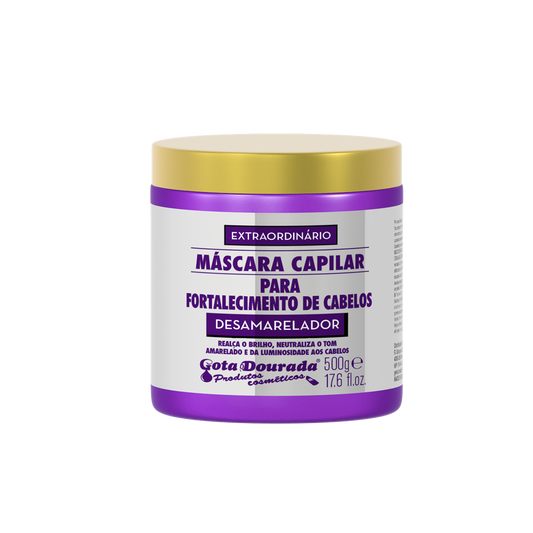 Máscara Desamarelador 500g - Gota Dourada | Armazém da Cosmética