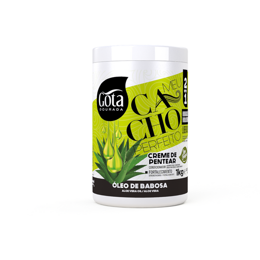 Creme de Pentear Babosa 1kg - Gota Dourada | Armazém da Cosmética