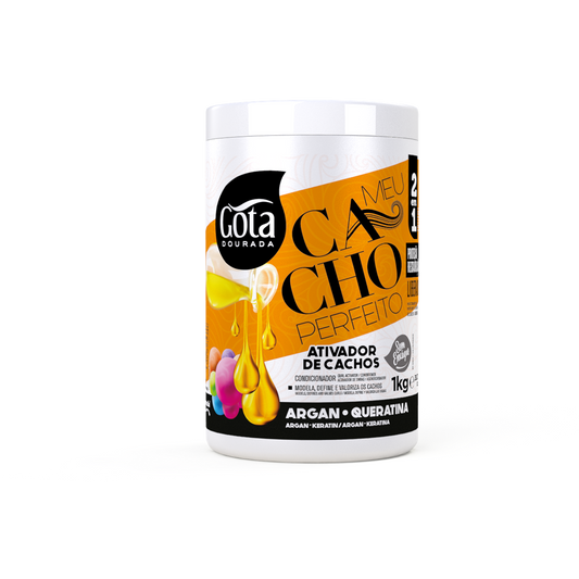 Ativador Argan e Queratina 1kg - Gota Dourada | Armazém da Cosmética