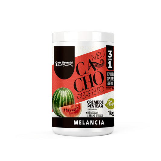Gota Dourada Creme de Pentear Meu Cacho Perfeito Melancia 1Kg