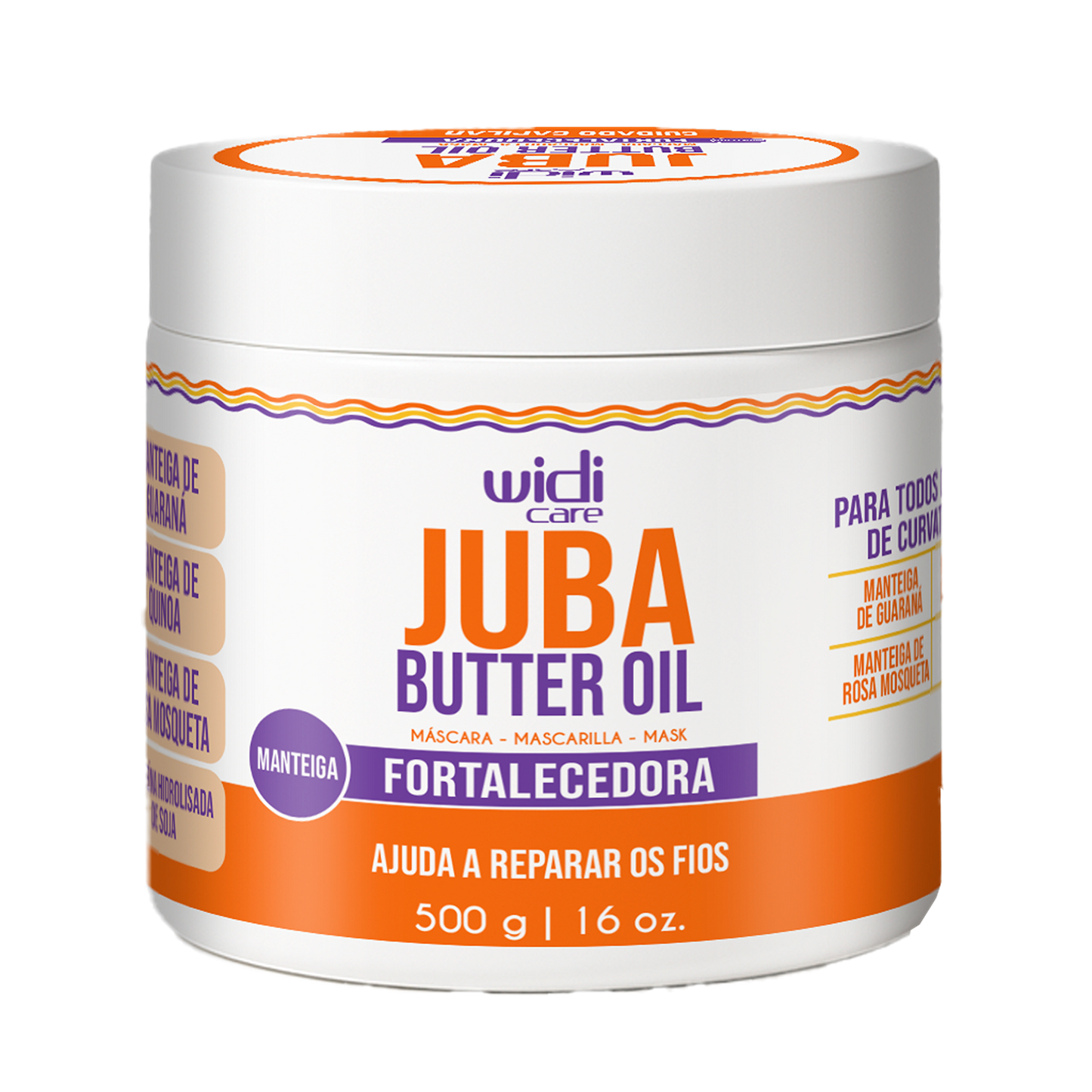 Widi Care Máscara Butter Oil Fortalecedora 500g – Armazém da Cosmética