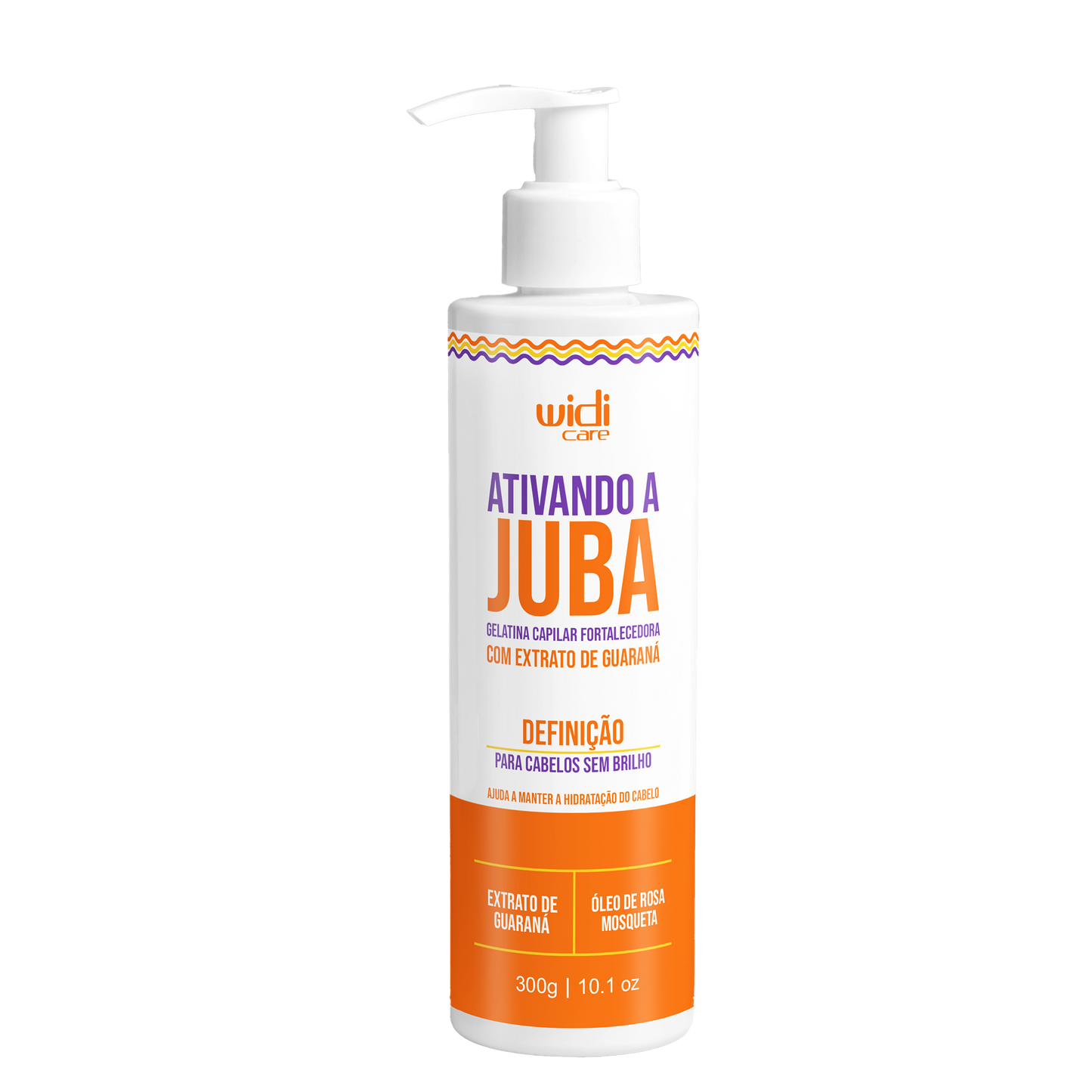 Widi Care Gelatina Juba Fortalecedora 300ml – Armazém da Cosmética