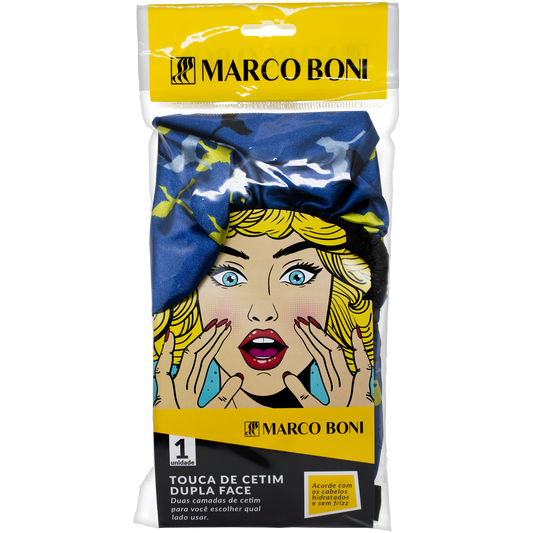 Marco Boni Touca De Cetim Dupla Face (8496) - 4 Cores