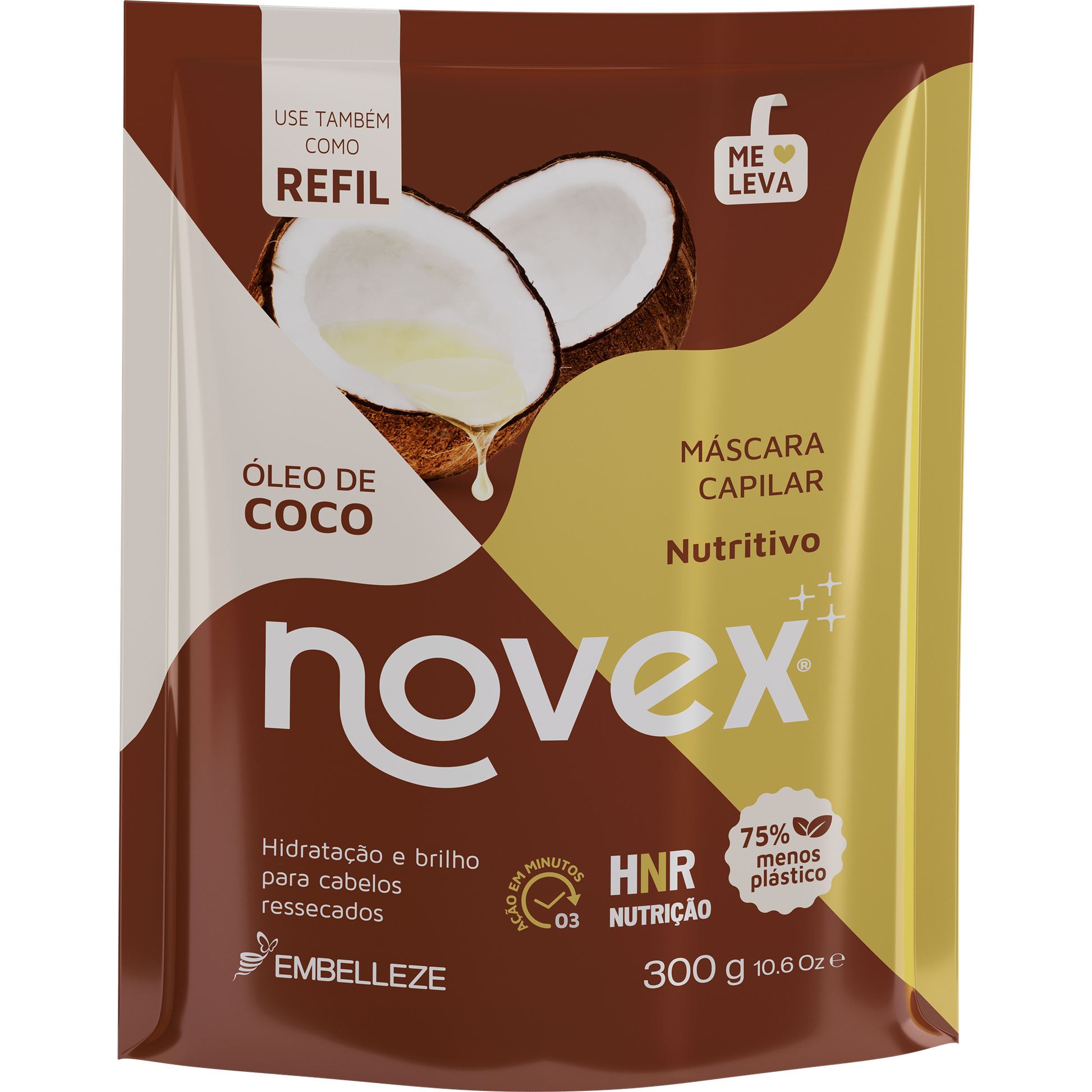 Novex Coco Creme Tratamento Condicionador Refil  300g