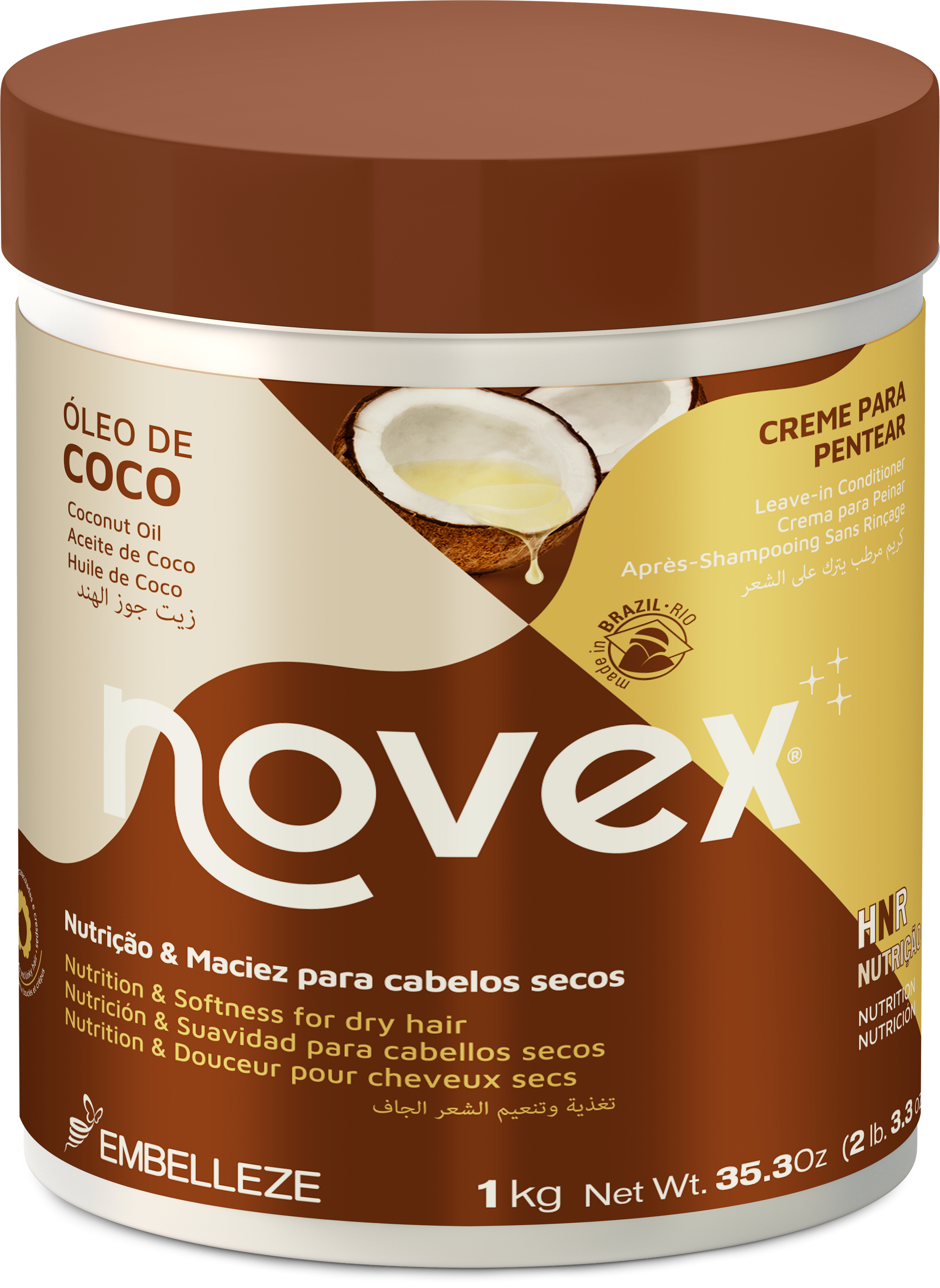 Novex Creme de Pentear Óleo de Coco 1kg