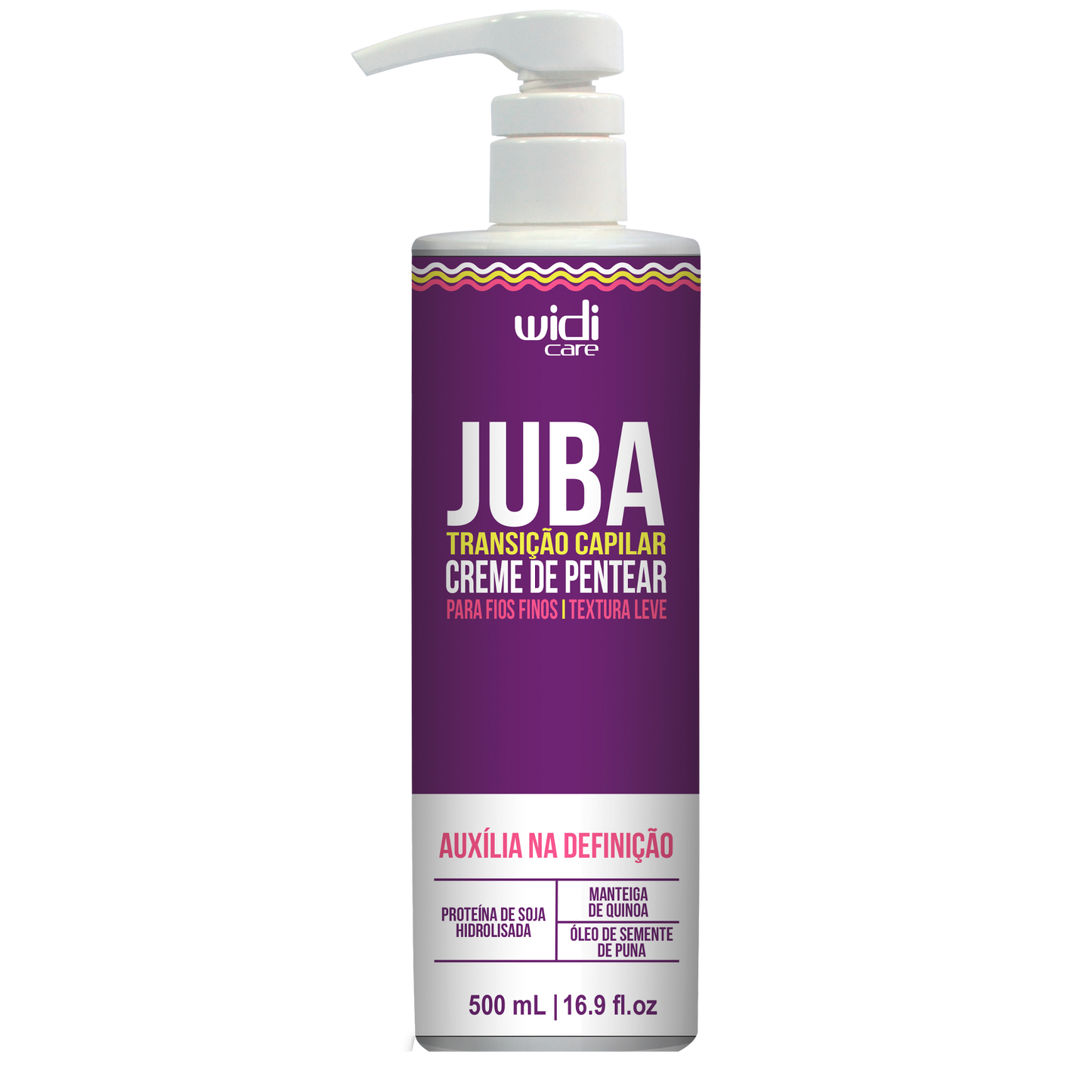 Widi Care Juba Creme Pentear Leve Transicao Capilar 500g