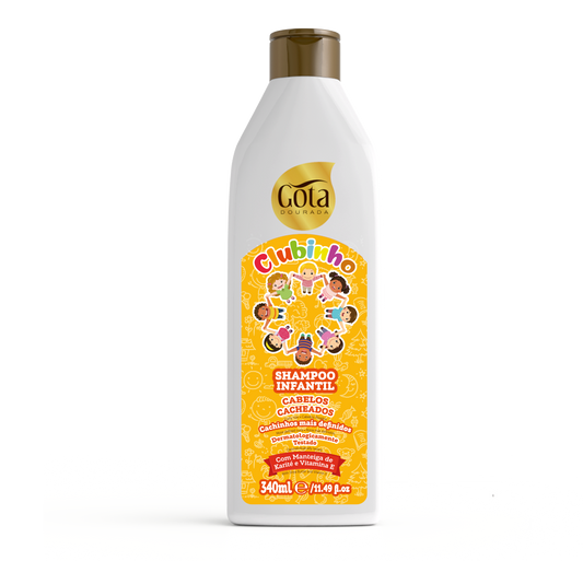 Shampoo Clubinho 340ml - Gota Dourada | Armazém da Cosmética
