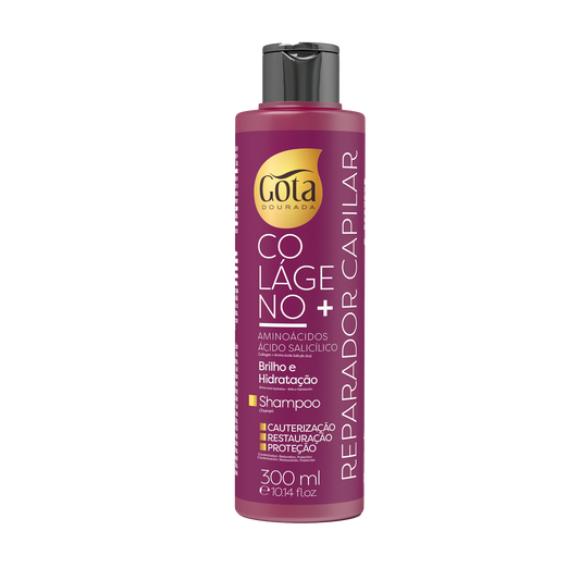 Shampoo Colagénio 300ml - Gota Dourada | Armazém da Cosmética