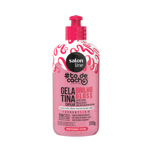 Salon Line Gelatina Brilho Gloss Intenso Pro Styling 310g