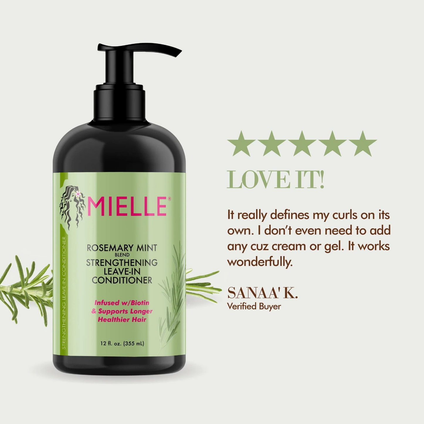 Mielle Rosemary &amp; Mint Conditioner 12oz