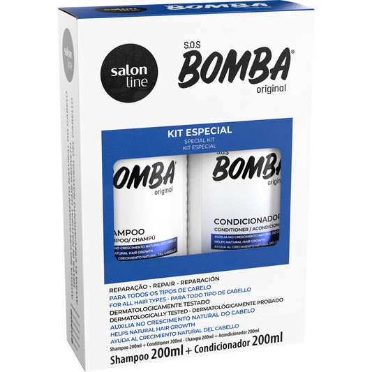 SalonLine Kit Sh. e Cond. Bomba Original 200ml