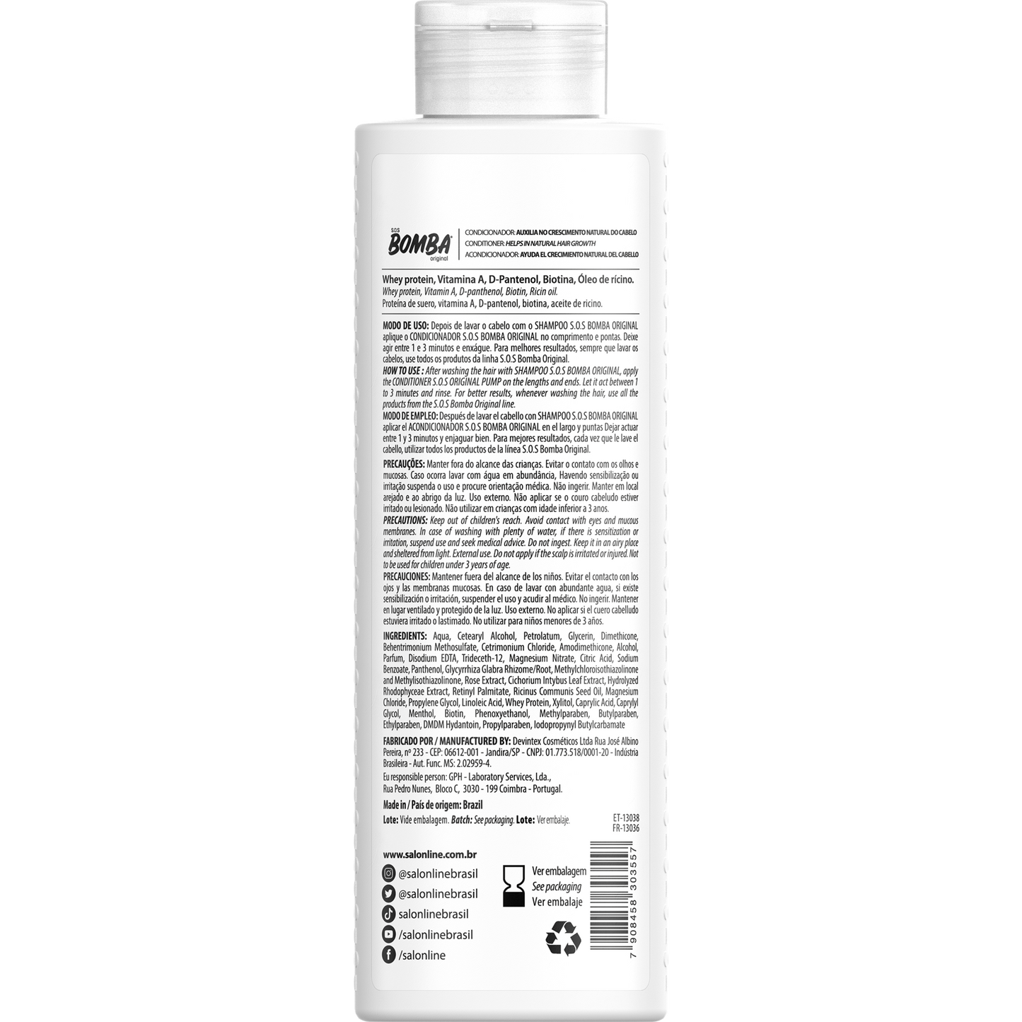 SalonLine Original Bomba Conditioner 300ml