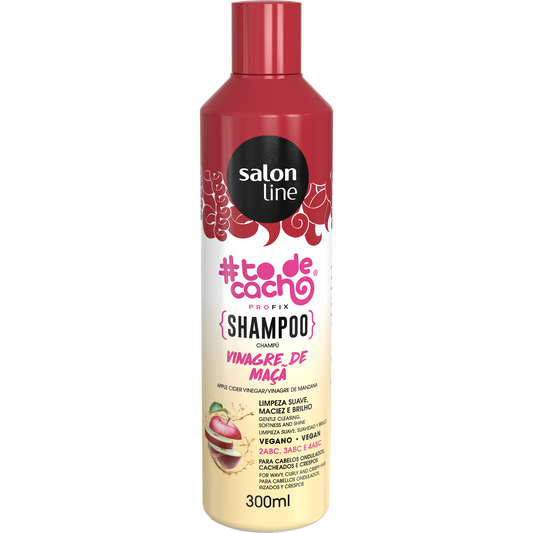 Shampoo #todecacho Vinagre de Maça 300ml - Armazém da Cosmética